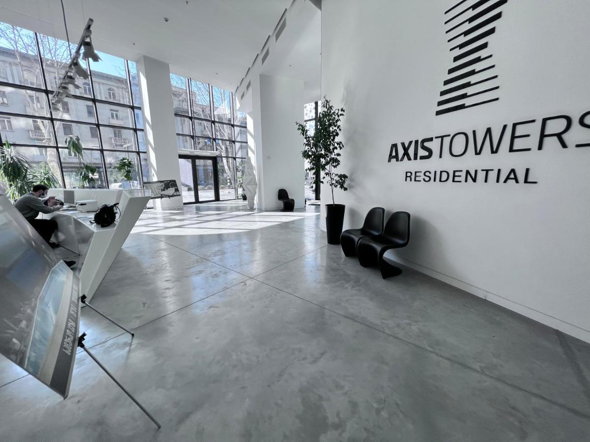 Apartment In Axis Towers, Tbilisi Business Center Екстер'єр фото